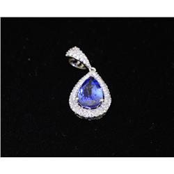 * Lady's Tanzanite and Diamond Pendant