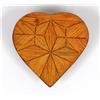 Image 3 : Tramp Art Heart Shaped Box
