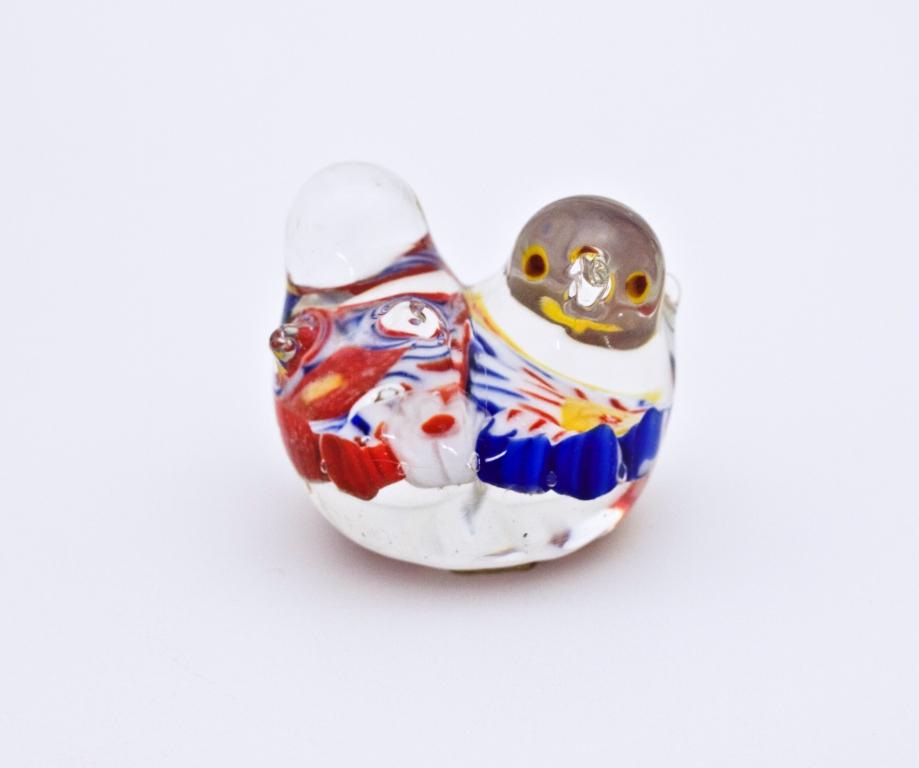 6 Asst. Glass Animal Paperweights