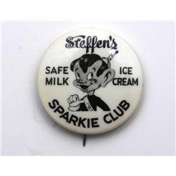 Sparkle Club Celluloid Pinback Button