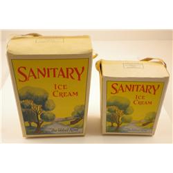 2 Very, Very Old Ice Cream Cartons