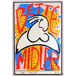 Bette Midler De tour 1982, 83 Poster