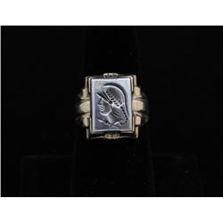 Men's Gold & Sterling Ring 