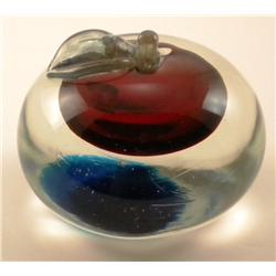 Murano Glass Apple Paperweight