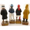 Image 3 : 4 Hand-Carved Figures