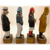 Image 4 : 4 Hand-Carved Figures