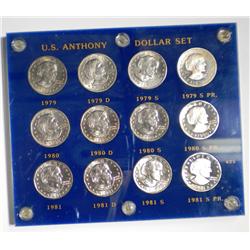 Susan B. Anthony 12-Piece Dollar Set