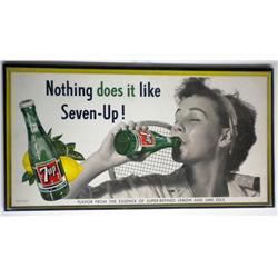7-Up Trolley / Bus Sign