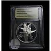 Image 1 : 1995-p Olympic Gymnast Proof Commemorative Silver Dollar Graded PR70 DCAM