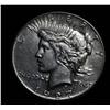 Image 1 : 1927-p Peace Dollar $1 Grades au55