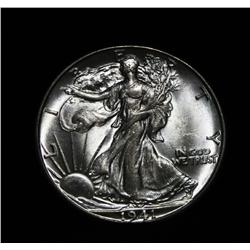 1941-d Walking Liberty Half Dollar 50c Grades choice Uncirculated ms64