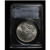 Image 1 : PCGS 1886-p Morgan Dollar graded ms62