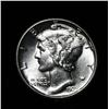 Image 1 : 1928-p Liberty Head 'Mercury' Dime 10c Grades choice uncirculated ms64 FSB