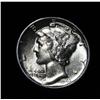 Image 1 : 1943-p Mercury Dime Graded ms64