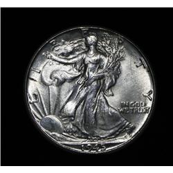1945-d Walking Liberty Half Dollar 50c Grades choice Uncirculated ms64