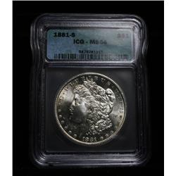 1881-s Morgan Dollar Certified and Graded ms64 by ICG