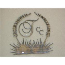 BRASS TCC ENTRY SIGN