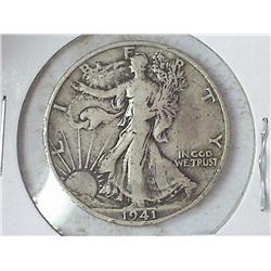1941-S Walking Liberty Half Dollar