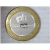 Image 2 : Planet Hollywood $10 Gaming Token (Silver) UNC