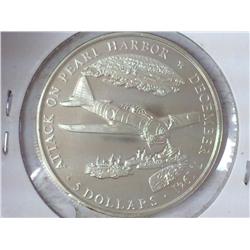 2000 Republic Of Liberia $5 (Proof)