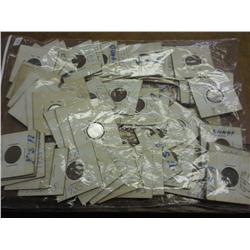 53 Assorted 1940's And 50's Wheat Cents