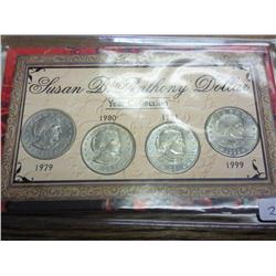 SBA Dollar Year Collection 1979, 80, 81 & 99 (UNC)