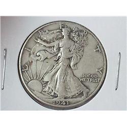 1941-D Walking Liberty Half Dollar