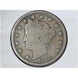 1912-D Liberty "V" Nickel (Fine)