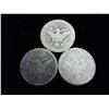 Image 2 : 3 Assorted Barber Quarters