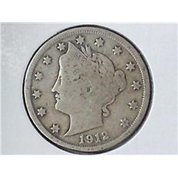 1912 Liberty "V" Nickel (Fine)