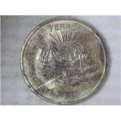 1950 Mexico 5 Pesos Silver .6431 Oz ASW (UNC)