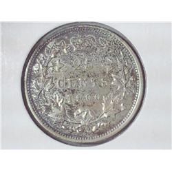 1900 Canada 25 Cents (VF)