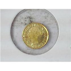 Great Britain Fantasy Gold Coin .2 Grams Of Gold