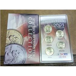 2003 Statehood Quarter Collection (As Shown)