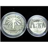Image 2 : 1986 US LIberty 2 Coin Set (Proof) Half & $