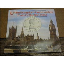 1982 Great Britain UNC Coin Collection