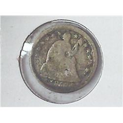 1853 Seated Liberty Half Dime