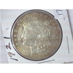 1921 Morgan Silver Dollar (UNC)