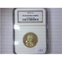 2005-S Sacagawea Dollar NGC PF69 Ultra Cameo
