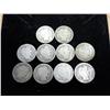10 Assorted Barber Dimes