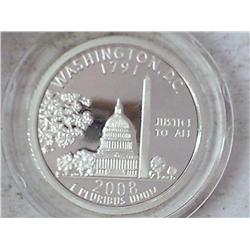 2008 Washington DC Quarter (Copy) Silver
