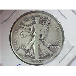 1943 Walking Liberty Half Dollar