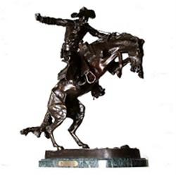 Bronco Buster Bronze Sculpture by Frederick Remington