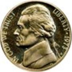 1973-S Anacs Graded Jefferson Nickel