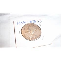 1949 Franklin Silver Half Dollar