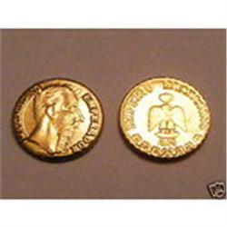 Miniature 22K Gold Maximiilian Coin