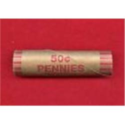 6 Rolls Lincoln Wheat Pennies Mixed Dates, Sold xx's The money