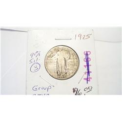 1925 Walking Liberty Silver Quarter