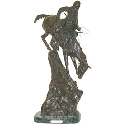 Bronze Mountain Man by Fredeick Remington