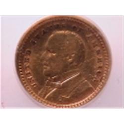 1903 $1 McKinley Gold Coin, Low Mintage, Rare Coin